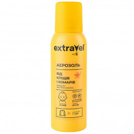 Extravel Аерозоль  від кліщів і комарів на одяг  Kids 100 мл (4820184441583)