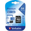 Verbatim 64 GB microSDXC UHS-I (U1) V10 Premium + SD Adapter (44084) - зображення 3