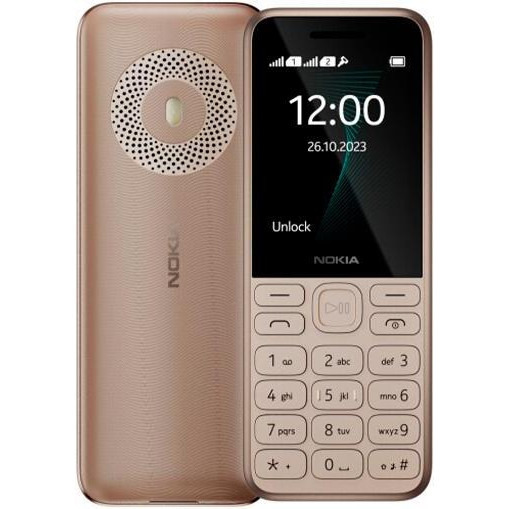 Nokia 130 Dual Sim 2023 Light Gold - зображення 1