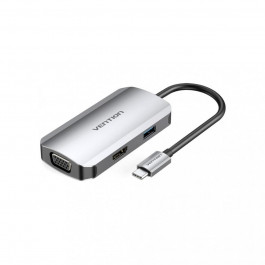 Vention 4-in-1 Docking Station Aluminum Alloy Type (TOAHB)