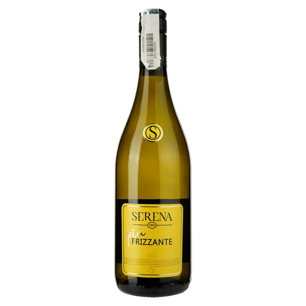 Terra Serena Ігристе вино Serena 1881 Frizzante PIU біле напівсухе 10.5%, 0.75 л (8010719015211) - зображення 1
