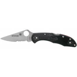   Spyderco Delica 4 Lightweight Thin Red Line (C11FPSBKRD)