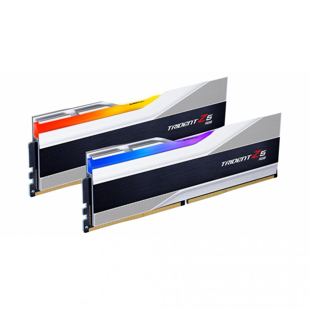 G.Skill 32 GB (2x16GB) DDR5 5600 MHz Trident Z5 RGB Silver (F5-5600J3636C16GX2-TZ5RS) - зображення 1
