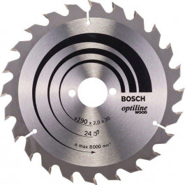 Bosch Optiline Wood 190Х30 24 (2608641185)