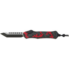  Heretic Hydra Tanto Two Tone Black Blade Red Camo (H006-10A-RCAMO)