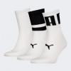 PUMA Білі шкарпетки  UNISEX BIG LOGO SHORT CREW 3P 938388/01 - зображення 1
