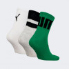 PUMA Зелені шкарпетки  UNISEX BIG LOGO SHORT CREW 3P 938388/03 - зображення 2