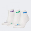 PUMA Білі шкарпетки  UNISEX NEW GENERATION CUSHIONED QUARTER 3P 938393/07 - зображення 1