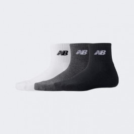 New Balance Чорні шкарпетки  Socks NB Everyday 3P nblLAS33933WM