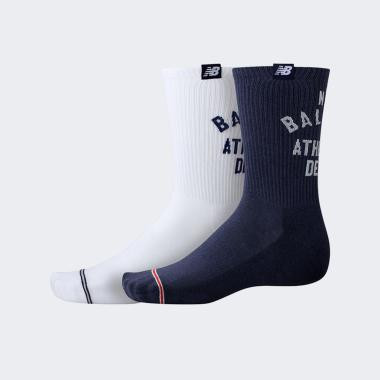 New Balance Темно-сині шкарпетки  Socks Lifestyle 2P nblLAS42262AS1 - зображення 1