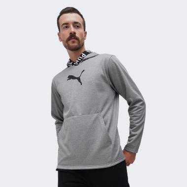 PUMA Сіра чоловіча кофта  TRAIN PWR FLEECE HOODIE 520893/03 - зображення 1