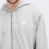 New Balance Сіра чоловіча кофта  Hoodie Stacked Logo nblMJ41501AG - зображення 4