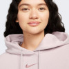 Nike Пудрова жіноча кофта  W NSW PHNX FLC OS LOGO HDY FQ7042-019 - зображення 4