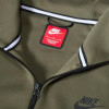 Nike Оливкова чоловіча кофта  M NK TCH FLC FZ WR HOODIE FB7921-276 - зображення 10