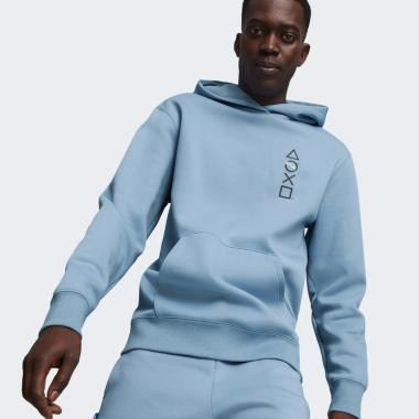 PUMA Блакитна чоловіча кофта  X PLAYSTATION Graphic Hoodie DK 624678/20 - зображення 1