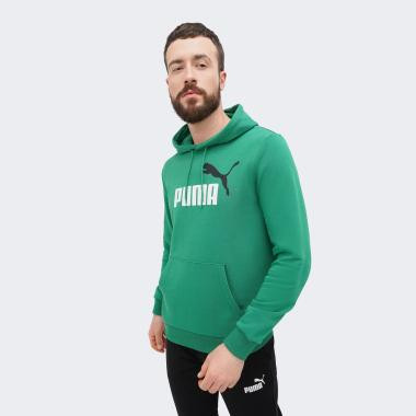 PUMA Зелена чоловіча кофта  ESS+ 2 Col Big Logo Hoodie TR 586765/86 - зображення 1