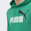 PUMA Зелена чоловіча кофта  ESS+ 2 Col Big Logo Hoodie TR 586765/86 - зображення 4