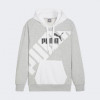 PUMA Світло-сіра чоловіча кофта  POWER Graphic Hoodie TR 678963/04 - зображення 6