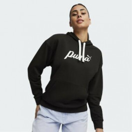   PUMA Чорна жіноча кофта  ESS+ BLOSSOM Script Hoodie TR 679348/01