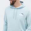 PUMA Блакитна чоловіча кофта  ESS+ 2 Col Small Logo Hoodie TR 680990/22 - зображення 4