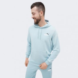   PUMA Блакитна чоловіча кофта  ESS+ 2 Col Small Logo Hoodie TR 680990/22