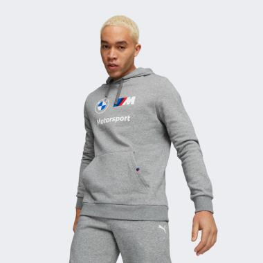 PUMA Сіра чоловіча кофта  BMW MMS ESS Hoodie Fleece 621301/03 - зображення 1