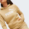 PUMA Бежева жіноча кофта  ESS Logo Hoodie FL (s) 586789/84 - зображення 4