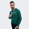 Champion Зелена чоловіча кофта  hooded full zip sweatshirt cha219730-AVT - зображення 1