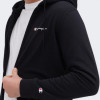 Champion Чорна чоловіча кофта  hooded full zip sweatshirt cha219837-NBK - зображення 4
