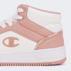 Champion Рожеві жіночі кеди  mid cut shoe rebound 2.0 mid chaS11471-WHT/PINK - зображення 5