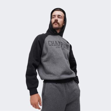 Champion Темно-сіра чоловіча кофта  hooded sweatshirt cha219169-GAHM/CHR - зображення 1