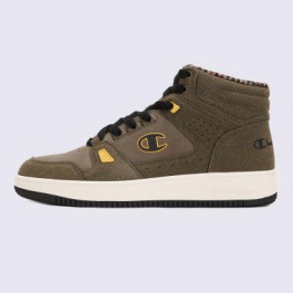 Champion Оливкові чоловічі кеди  mid cut shoe rebound mid winterized chaS22131-MYG/YELLOW