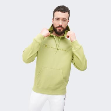 Champion Оливкова чоловіча кофта  hooded sweatshirt cha219868-FERN - зображення 1