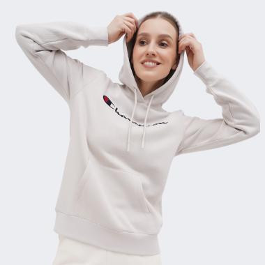 Champion Бежева жіноча кофта  hooded sweatshirt cha116579-SVL - зображення 1