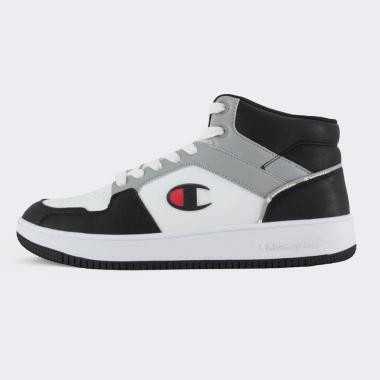 Champion Білі чоловічі кеди  mid cut shoe rebound 2.0 mid chaS21907-WHT/GREY - зображення 1