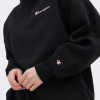 Champion Чорна жіноча кофта  half zip sweatshirt cha116590-NBK - зображення 4