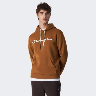 Champion Коричнева чоловіча кофта  hooded sweatshirt cha219203-JAVA - зображення 1