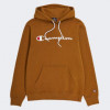 Champion Коричнева чоловіча кофта  hooded sweatshirt cha219203-JAVA - зображення 4