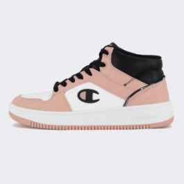 Champion Рожеві жіночі кеди  REBOUND 2.0 Mid Cut Shoe chaS11471-PINK/WHT