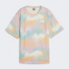 PUMA Різнокольорова жіноча футболка  ESS+ SUMMER DAZE Relaxed AOP Tee 679924/45 - зображення 4
