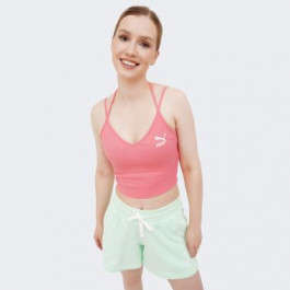 PUMA Кораловий жіночий топ  Classics Ribbed Crop Top 624255/26