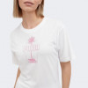 PUMA Біла жіноча футболка  ESS+ PALM RESORT Graphic Tee 683005/02 - зображення 4