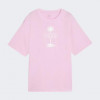 PUMA Рожева жіноча футболка  ESS+ PALM RESORT Graphic Tee 683005/30 - зображення 7