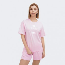   PUMA Рожева жіноча футболка  ESS+ PALM RESORT Graphic Tee 683005/30