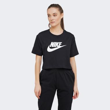 Nike Чорна жіноча футболка  W Nsw Tee Essntl Crp Icn Ftra BV6175-010 - зображення 1