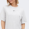 Nike Світло-сіра жіноча футболка  W NSW TEE ESSNTL LBR FD4149-051 - зображення 4