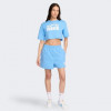 Nike Блакитна жіноча футболка  W NSW CROP TEE GLS FZ4635-412 - зображення 3