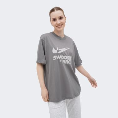 Nike Сіра жіноча футболка  W NSW TEE BF GLS FZ4634-029 - зображення 1