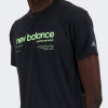 New Balance Чорна чоловіча футболка  Tee NB Prfm GR. nblMT41255BM - зображення 5