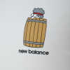 New Balance Біла чоловіча футболка  Tee NB Culture GP. nblMT41596SST - зображення 6